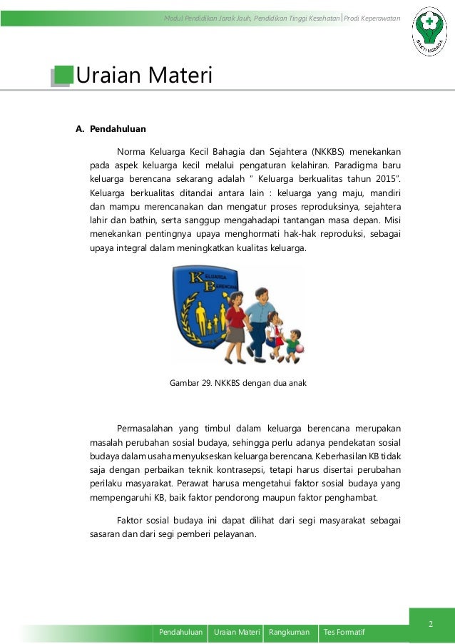 Faktor Sosial Budaya Mempengaruhi Keluarga Berencana