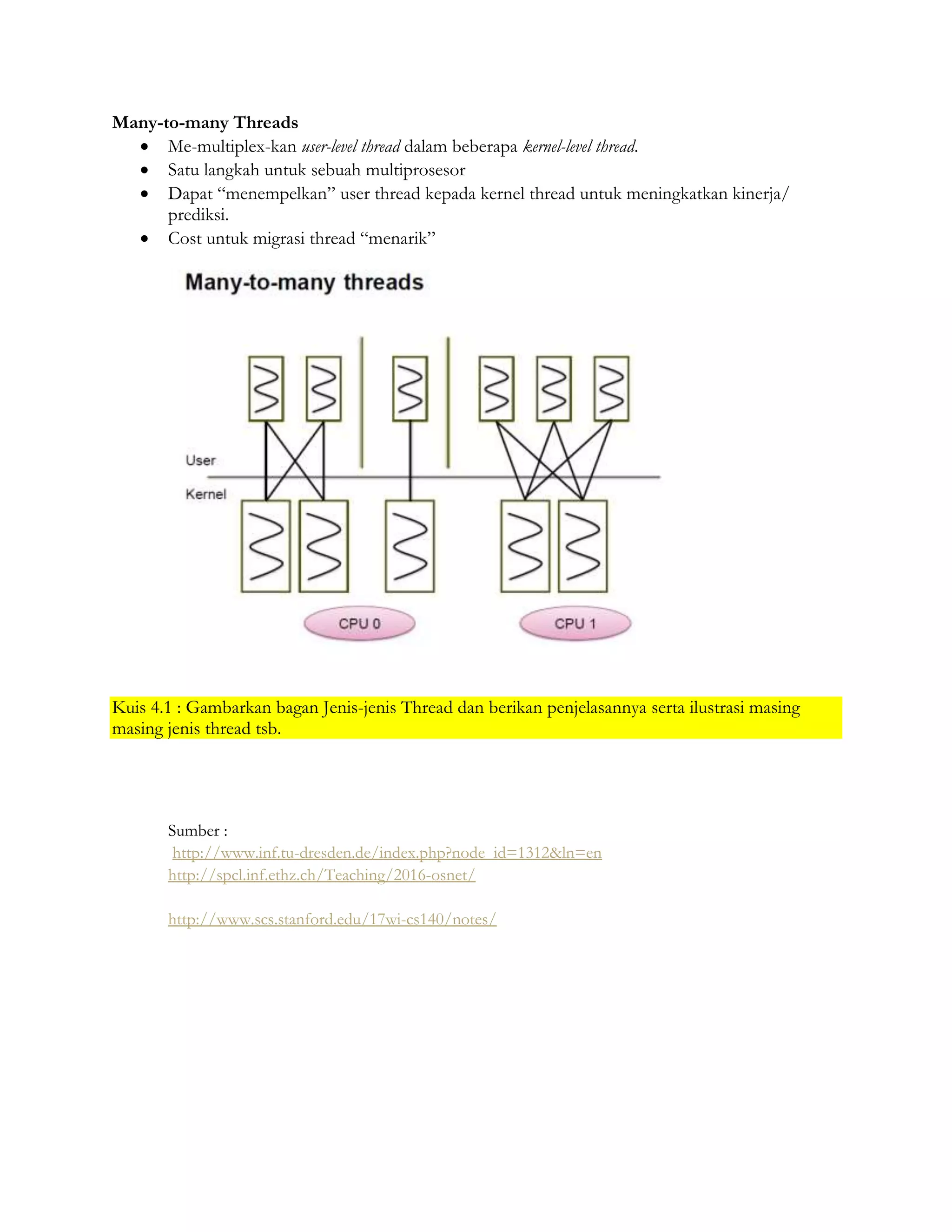 Modul SO : Threads | PDF