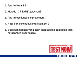 Metode Create Creativity - Continuous Improvement | PDF