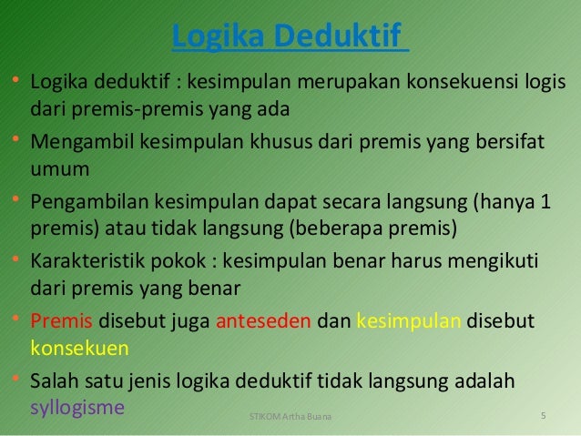 Modul 5 Metode Inferensi dan Penalaran