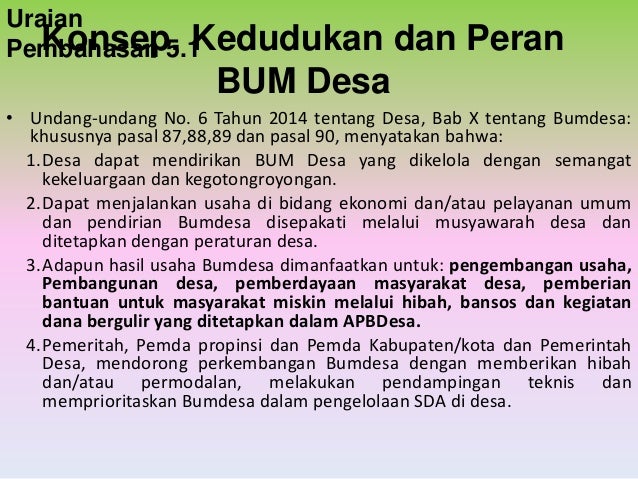 Modul BUM Desa
