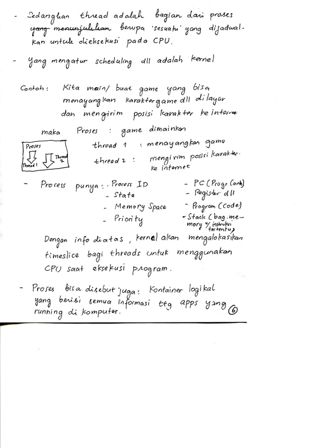 Modul SO : Review Process Thread | PDF