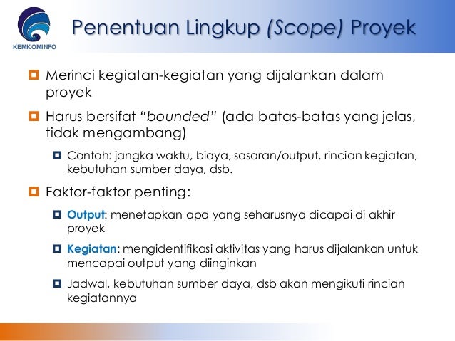 Modul 6 manajemen proyek dan pengadaan tik 2012