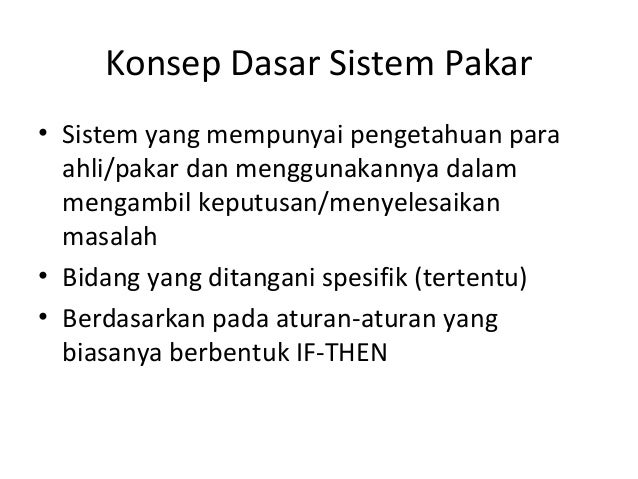 Modul 6 Sistem Pakar