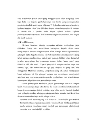 MODUL VI KEGIATAN BELAJAR 2: KREASI MUSIK | PDF