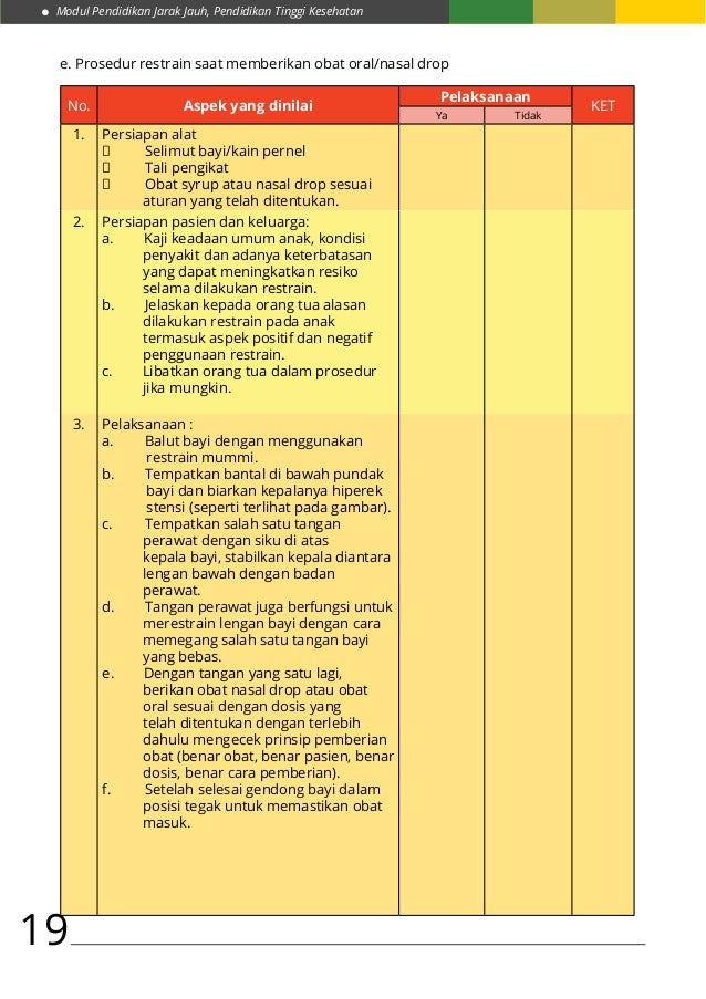 Modul 6 pedoman praktek lab. anak sakit