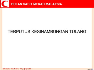 TERPUTUS KESINAMBUNGAN TULANG 