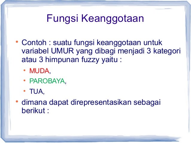 Modul 7 fuzzy logic