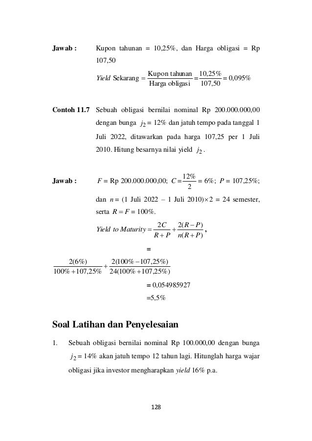 Obligasi Matematika Keuangan