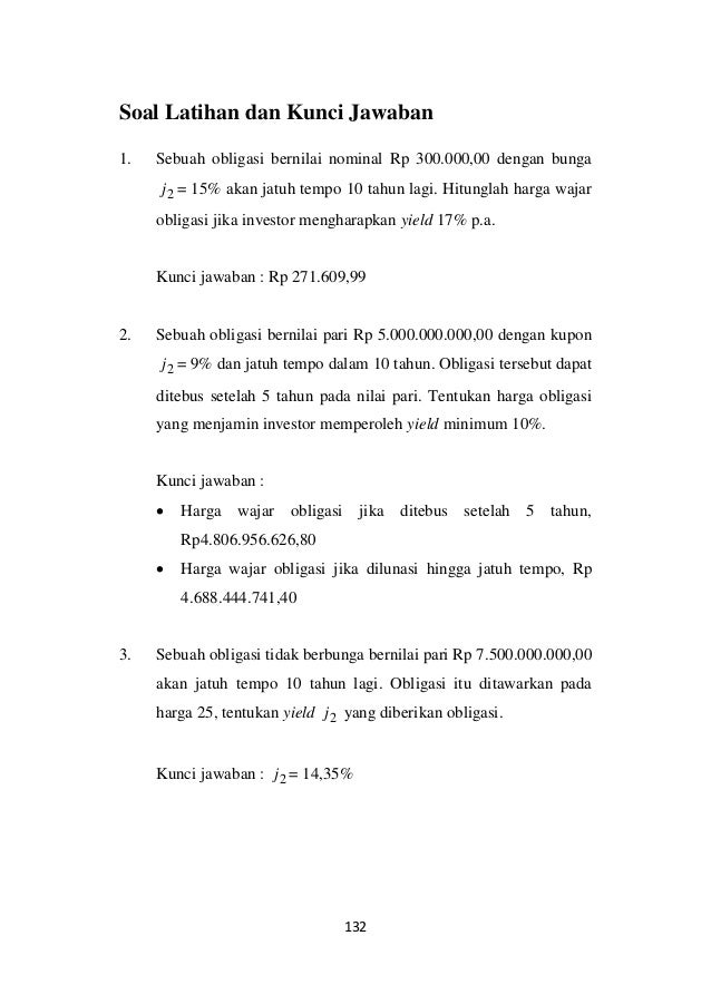 Obligasi Matematika Keuangan