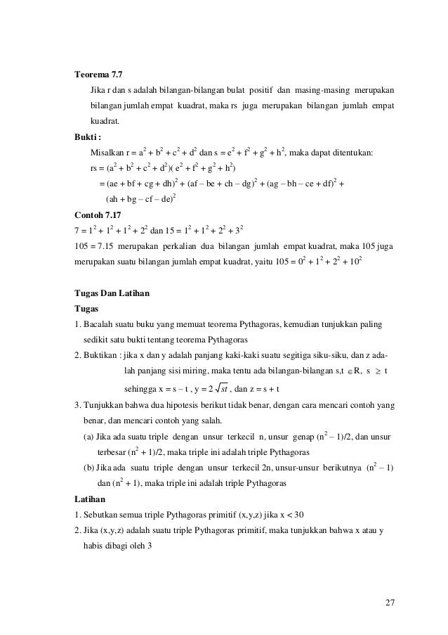 Modul 7 Persamaan Diophantine