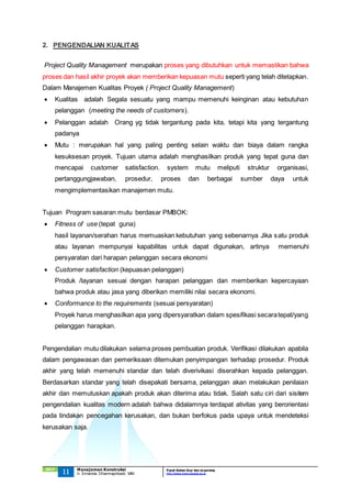 Modul 7 quality management | DOCX
