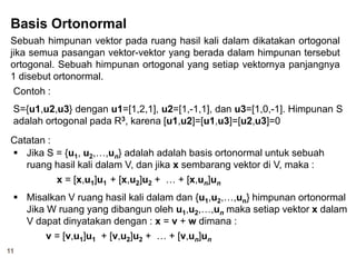 Modul 7 basis dan dimensi | PPTX
