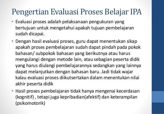Pembelajaran Ipa Di Sd