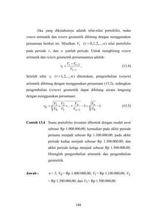 Saham, Yield, dan Return (Matematika Keuangan) | PDF