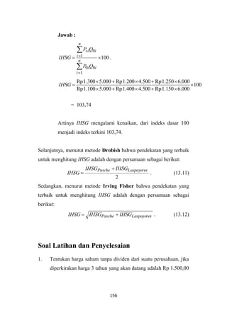 Saham, Yield, dan Return (Matematika Keuangan) | PDF