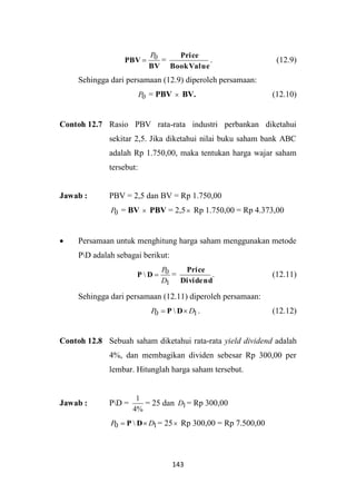 Saham, Yield, dan Return (Matematika Keuangan) | PDF