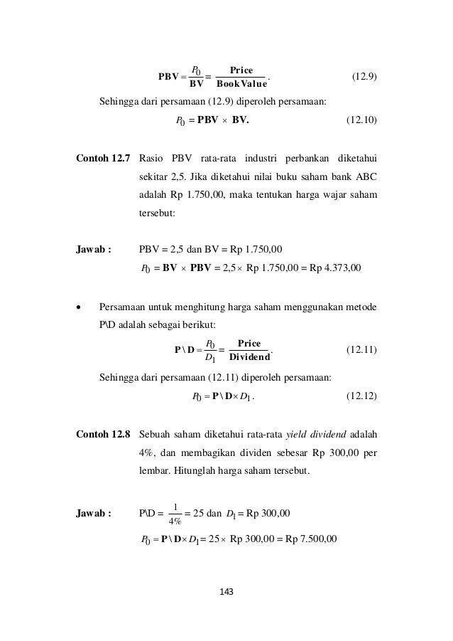 Saham Yield Dan Return Matematika Keuangan