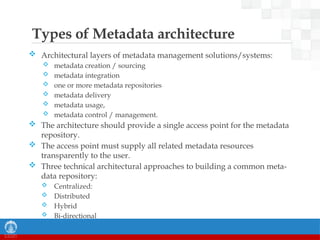 Dig Metadata Repository Modul 9 - Document, Content, and Metadata Management - DMBOK2 (2).pptx