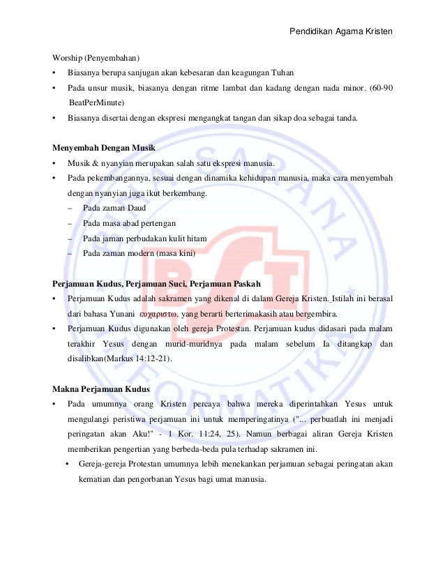 Modul agama kristen