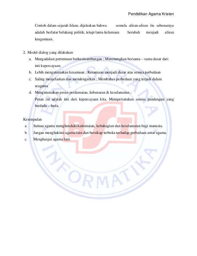 Modul Agama Kristen