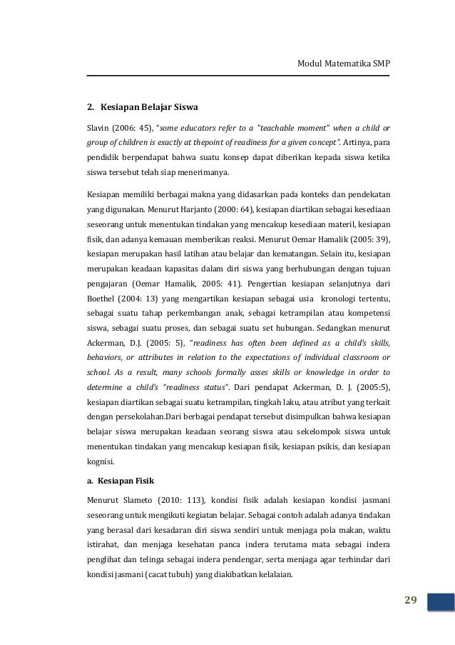 Materi GPO Matematika SMP Modul A