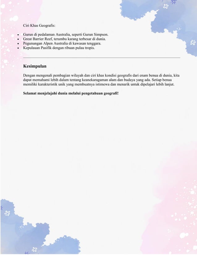 Modul Ajar Ipas Kelas 6 Materi Benua Yang Ada Di Dunia Pdf