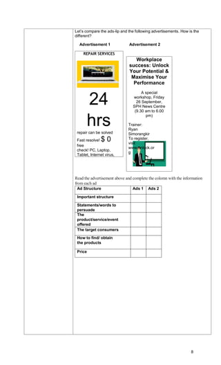 Modul ajar advertisement 8 Genap.pdf
