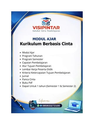 Modul Ajar Al Quran Hadits Kelas 5 - Kurikulum Berbasis Cinta | PDF