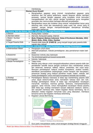 Modul Ajar Bahasa Indonesia Kelas 3 Fase B Kurikulum Merdeka | PDF
