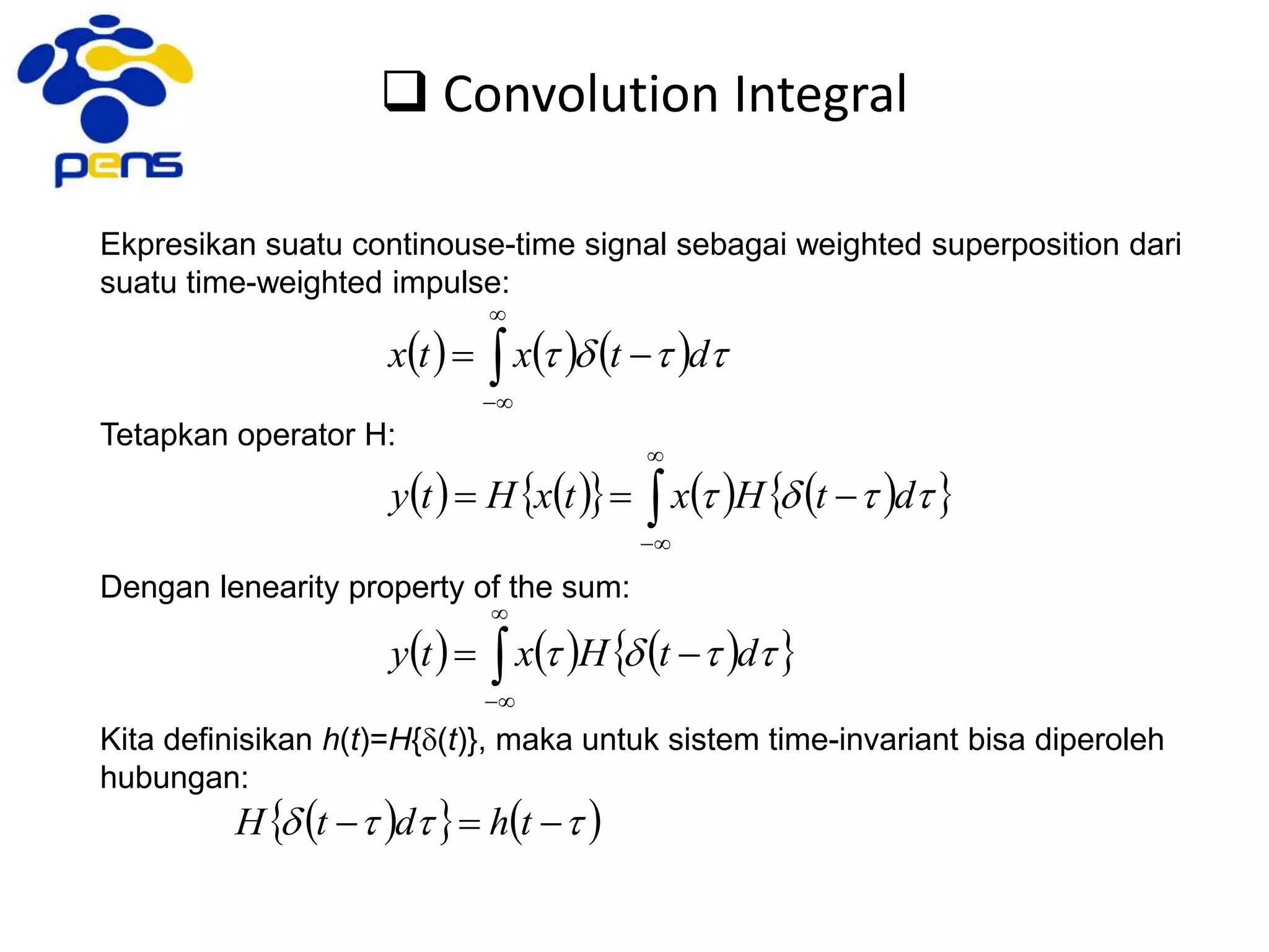 Modul ajar dsp_2020-bab_4_sistem linear time invariant | PPTX