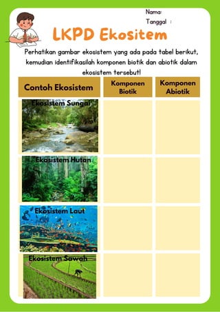 MODUL AJAR EKOSISTEM yang seimbang kelas 3 sd | PDF