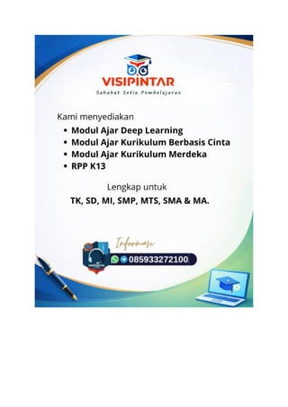 MODUL AJAR KODING KELAS 10 DEEP LEARNING CP 046 2025 | PDF