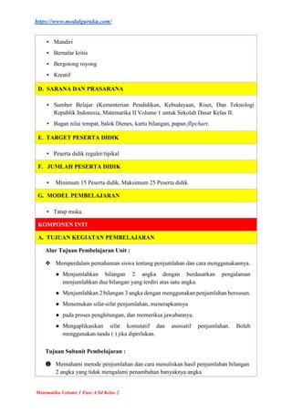 MODUL AJAR MATEMATIKA KELAS 2 BAB 4 KURIKULUM MERDEKA.docx