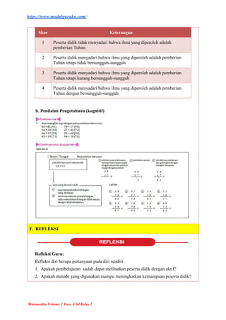 MODUL AJAR MATEMATIKA KELAS 2 BAB 4 KURIKULUM MERDEKA.docx