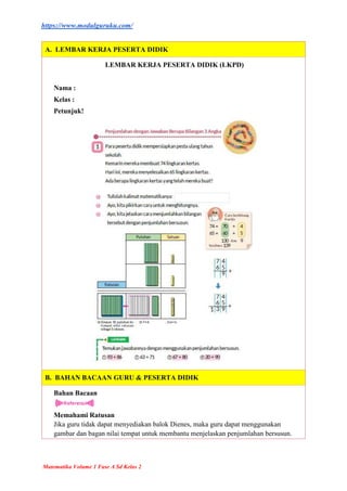 MODUL AJAR MATEMATIKA KELAS 2 BAB 4 KURIKULUM MERDEKA.docx