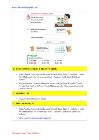 MODUL AJAR MATEMATIKA KELAS 2 BAB 4 KURIKULUM MERDEKA.docx