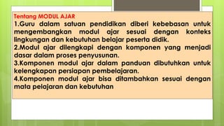 Bahan Modul Ajar pada Kurikulum Merdeka.ppt