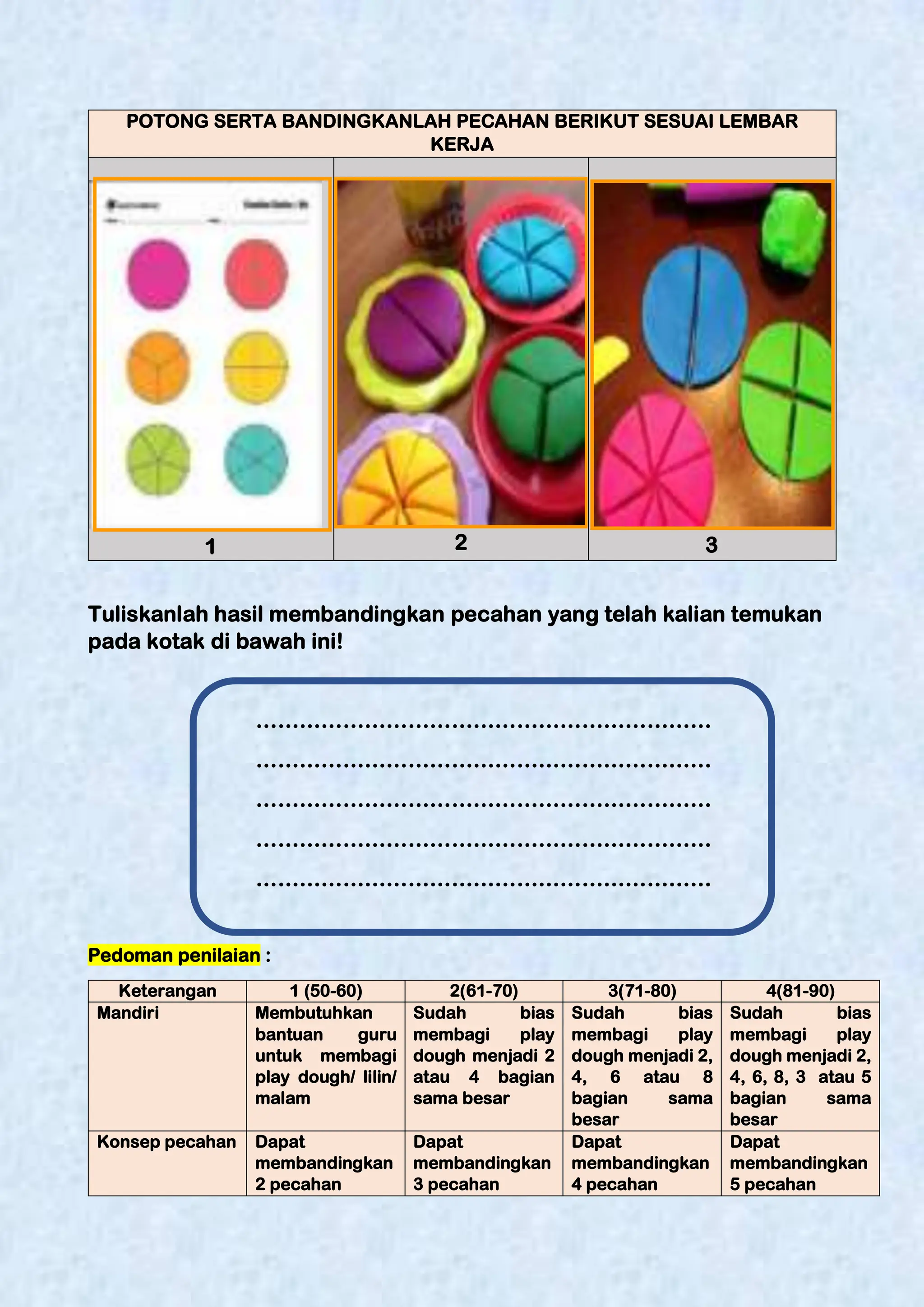 Modul ajar pembelajaran pecahan kelas 3 SD | PDF