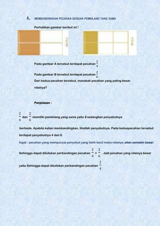 Modul ajar pembelajaran pecahan kelas 3 SD | PDF
