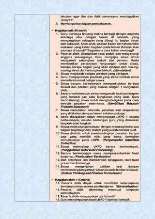 Modul ajar pembelajaran pecahan kelas 3 SD | PDF