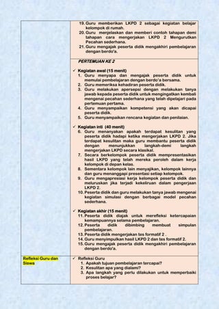 Modul ajar pembelajaran pecahan kelas 3 SD | PDF
