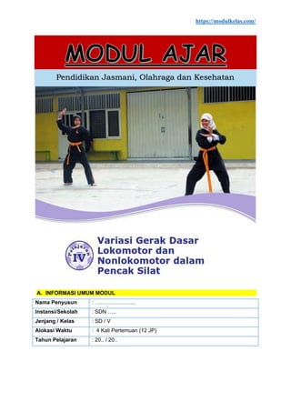 Modul Ajar PJOK Kelas 5 Fase C Kurikulum Merdeka | PDF