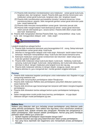 Modul Ajar PJOK Kelas 5 Fase C Kurikulum Merdeka | PDF