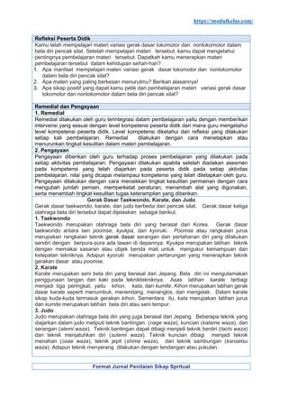 Modul Ajar PJOK Kelas 5 Fase C Kurikulum Merdeka | PDF