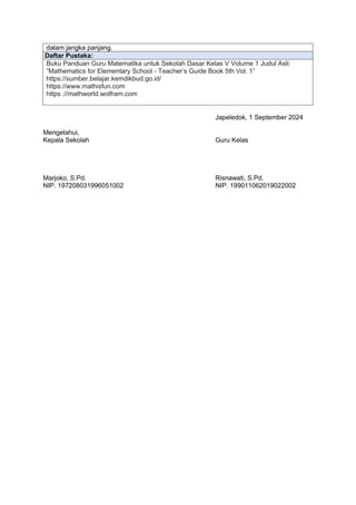 MODUL AJAR MATEMATIKA KELAS 5 BAB 1 BILANGAN CACAH KURANG DARI 100000.docx