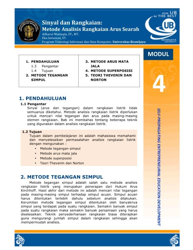 Modul ajar sinyal rangkaian modul 4