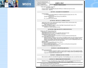 MSDS  