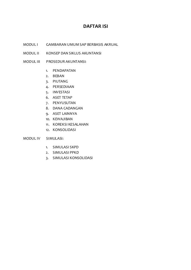 Modul Akuntansi Akrual Untuk Pemerintah Daerah