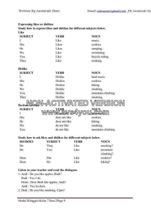 Inspiration Contoh Soal Bahasa Inggris Tentang Profession Kelas 7, Viral!